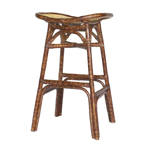 wicker backless counter stools